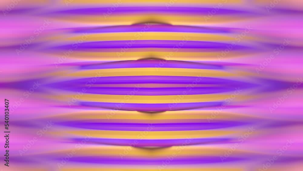 Poster kaleidoscopic pattern of swirling shapes. 3d rendering loop animation hd