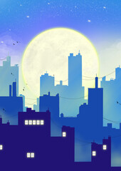 Fototapeta premium city at night