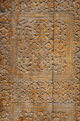 Fragment of an old door, Ichan-Kala. Khiva, Uzbekistan