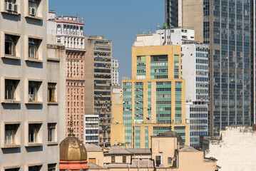 High Rise Buildings of Sao Paulo City Downtown