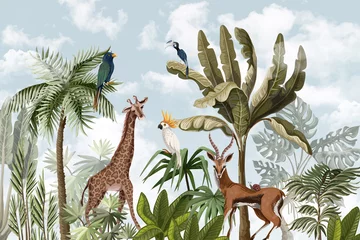 Foto op Plexiglas Tropisch dierenbos © rg.grafik