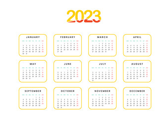 2023 Calendar Illustration