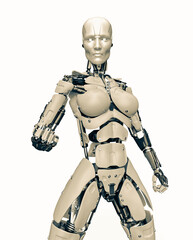 amazing robot is angry