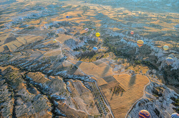 hot air balloon in the Cappadocia Turkey