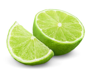 Lime isolated on a white background