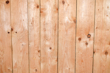 Fototapeta premium Wall background from wooden vertical planks