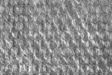 Pubble wrap texture close up