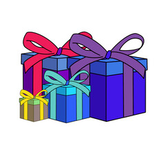 gift box with ribbon