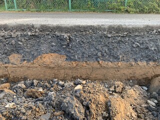 工事アスファルト地層webテスクチャ