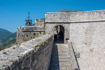 The ruins of the fortress of Civitella del Tronto