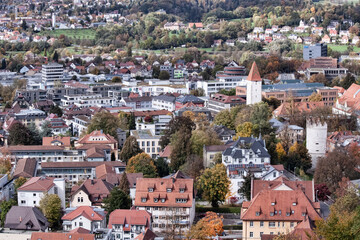 Fototapeta na wymiar Ravensburg is a city of towers and gates