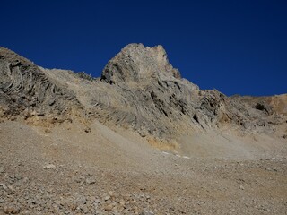 Landscape with blue sky