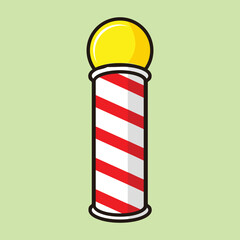 barbershop lamp illustration vector
