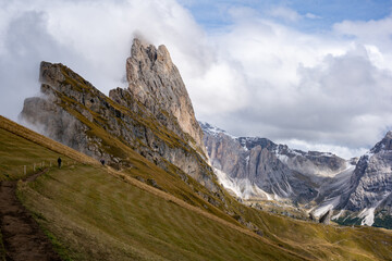 Fototapeta na wymiar landscape in the mountains, Dolomites, Italy, Alps 