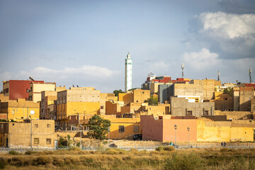Obraz premium berber village of midelt, morocco, north africa
