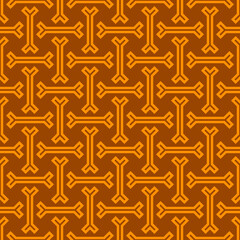 Tribal wallpaper. Seamless image. Ethnic ornament. Folk pattern. Geometric backdrop. Mosaics motif. Grid background. Digital paper. Textile print. Abstract web illustration. Vector art work.