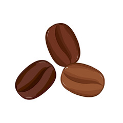 Coffee Beans, Coffee Beans Vector, Coffee Beans Illustration, Coffee Icon, Cafe Icon, Roasted Coffee Beans, Vector Illustration Background