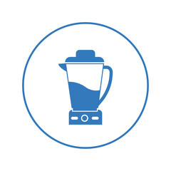 Kitchen electric juice blender icon | Circle version icon |
