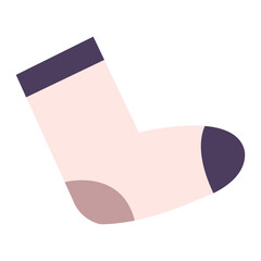 Isolated colored sock sketch icon Vector