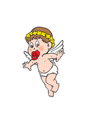 angel, child, kid, baby, children