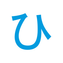 Japanese Letter design vector illustration.