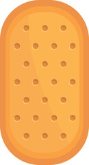 Cookie icon cartoon vector. Cracker food. Biscuit snack