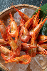 新鮮で美味しいエビ