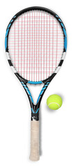 Tennis isolated ball tennis racket sport equipment competitive sport