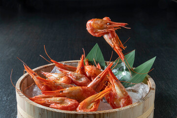 新鮮で美味しいエビ