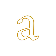 Obraz premium Cyrillic Alphabet, Russian Letter design vector illustration.