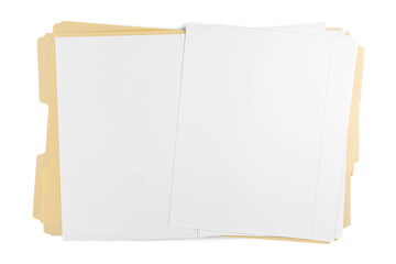 File Folder with Blank Pages