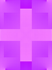 Obraz na płótnie Canvas Rectangular shapes with trendy pink gradient. Futuristic technology style. 3d rendering digital illustration