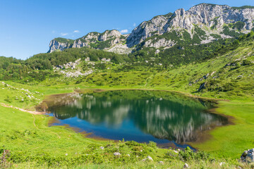 A lake known as "Big lake" is located on mountain Treskavica, one of the most beautiful Bosnian mountain.