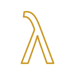 Greek Alphabet design vector illustration.