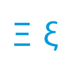 Fototapeta premium Greek Alphabet design vector illustration.