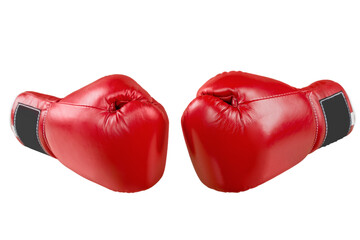 A pair of boxing gloves Isolated on Transparent Background - Powered by Adobe