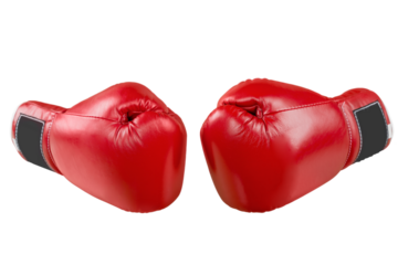 A pair of boxing gloves Isolated on Transparent Background