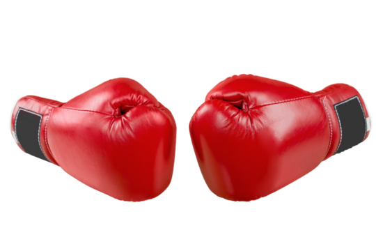 A pair of boxing gloves Isolated on Transparent Background