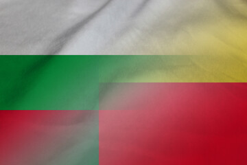 Bulgaria and Benin state flag transborder relations BEN BGR
