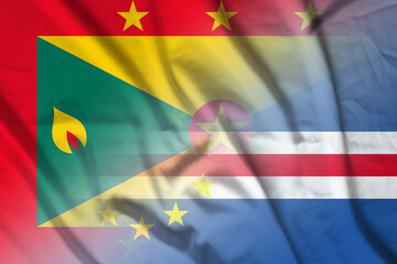 Grenada and Cape Verde national flag transborder contract CPV GRD