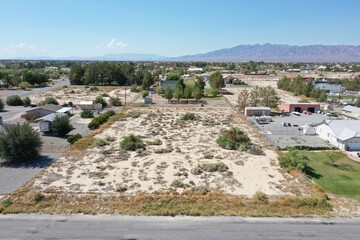 Obraz premium Open lot in the desert