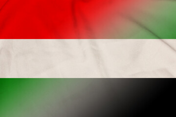 Hungary and UAE official flag transborder negotiation ARE HUN