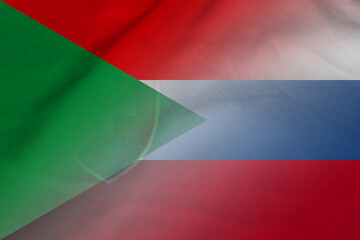 Sudan and Slovakia political flag international relations SVK SDN