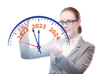 Concept of the new year of 2023