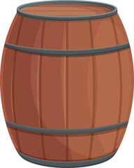 Barrel icon cartoon vector. Wine cellar. Store bar