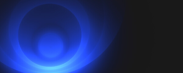 blue shining smooth circle abstract background