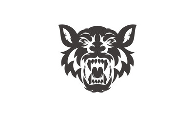 Fototapeta na wymiar Tiger logo design vector illustration, tiger silhouette
