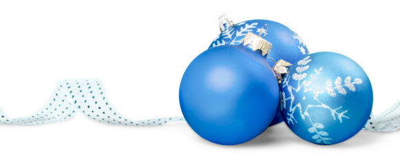 Christmas decorations isolated  on white background