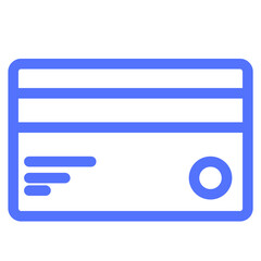 Fototapeta premium card credit card debit card payment line icon