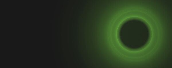 green smooth circle hole background